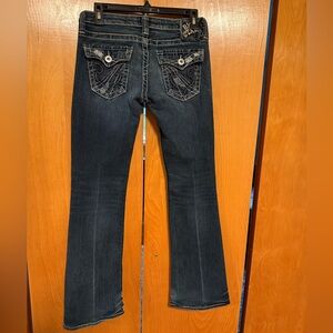 Big Star Sweet Ultra Low Rise Bootcut Jeans Sz 28